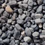 An image showing Ice Pebble Stone Aggregate Gravel when they are wet.
