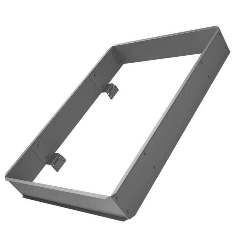 An image showing a Dakea SMOKE VENT ENERGY Roof Window KWU and what each part looks like when fixed together