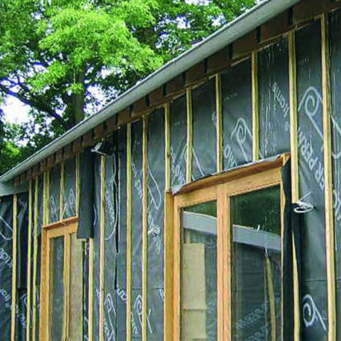 An image of Klober Permo Frame used as a house wrap.