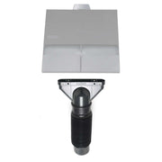 An image of the Klober Plain Tile Vent Adaptor & 100mm Flexi Pipe and adaptor and where it fits to a tile vent