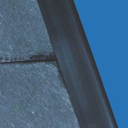 An image of Klober Uni Line Continuous Dry Verge T Strip fitted to a roof.