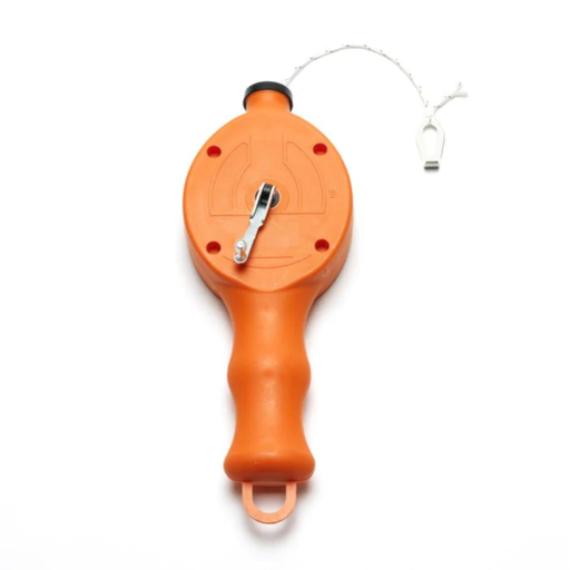 An image of the Longo Chalk Line Reel which is orange in colour and is 30M long.