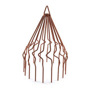 An image of a sprung bird guard in Terracotta by MAD Cowls