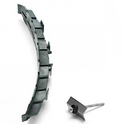 An image of a black Manthorpe Dry Ridge Union Bracket.