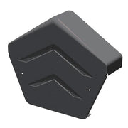 An image of a Manthorpe SmartVerge Angled Ridge End cap in Grey