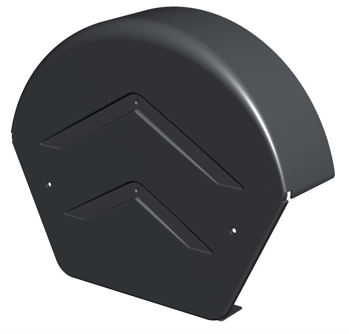 An image of a Manthorpe SmartVerge Half Round Ridge End cap in Grey