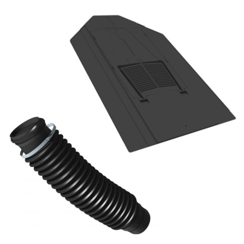 An image of a Manthorpe GILSV25-20 In Line Slate Vent with a Flexi Pipe 