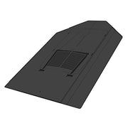 An image showing a Manthorpe GILSV25-20 In Line Slate Vent in black