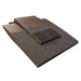 An image of Manthorpe granulated Plain Tile Vent in Antique Brown.