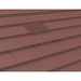 An image of Manthorpe Plain Tile Vent in Antique Red on a roof to show the finish.