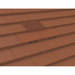 An image of Manthorpe Plain Tile Vent in Terracotta on a roof to show the finish.