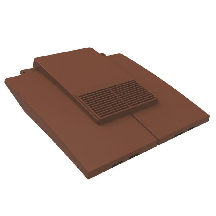 An image of Manthorpe Plain Tile Vent in Brown.