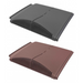 An image of Manthorpe Interlocking Plain Tile Vents in two colours Antique Red and Slate Grey.