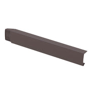 An image of a Manthorpe Smartverge Linear Dry verge unit Left hand in Brown 