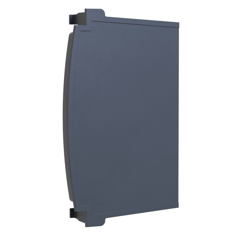 An image of a Manthorpe Linear Dry Verge Eaves End Closure Cap in Grey