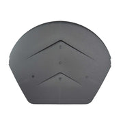 An image a Manthorpe SmartVerge Linear Half Round Ridge End Cap in Grey.