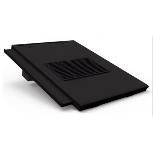 An image of Manthorpe Thin Leading Edge Tile Vent in Black.