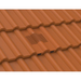 An image of Manthorpe Double Roman Tile Vent in Terracotta on a roof to show the finish.