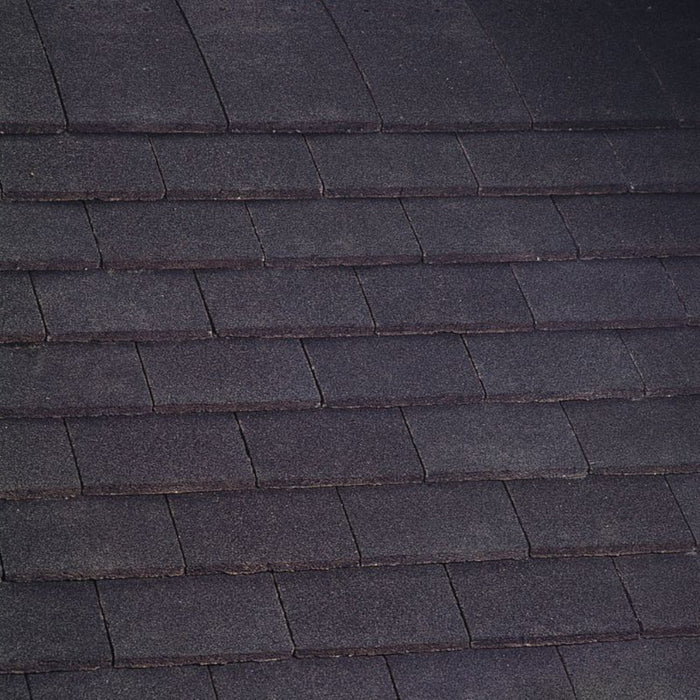 An image of Marley Concrete Plain Tiles in Antique Brown