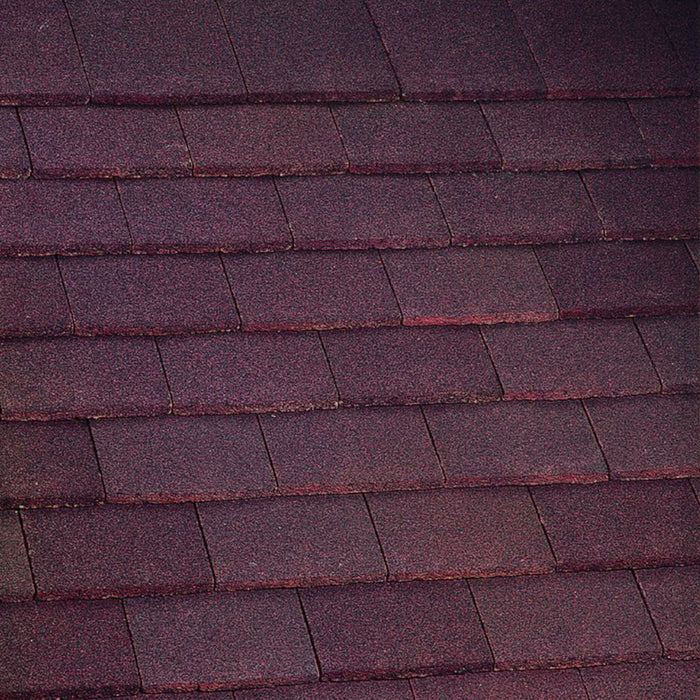 An image of Marley Concrete Plain Tiles in Dark Red