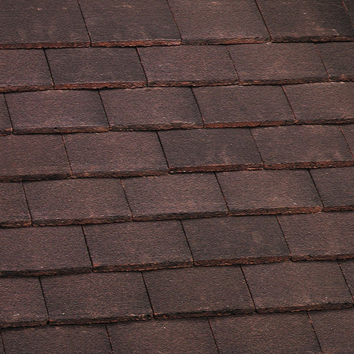 An image of Marley Concrete Plain Tiles in Natural Red