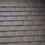 An image of Marley Concrete Plain Tiles in Smooth Brown.