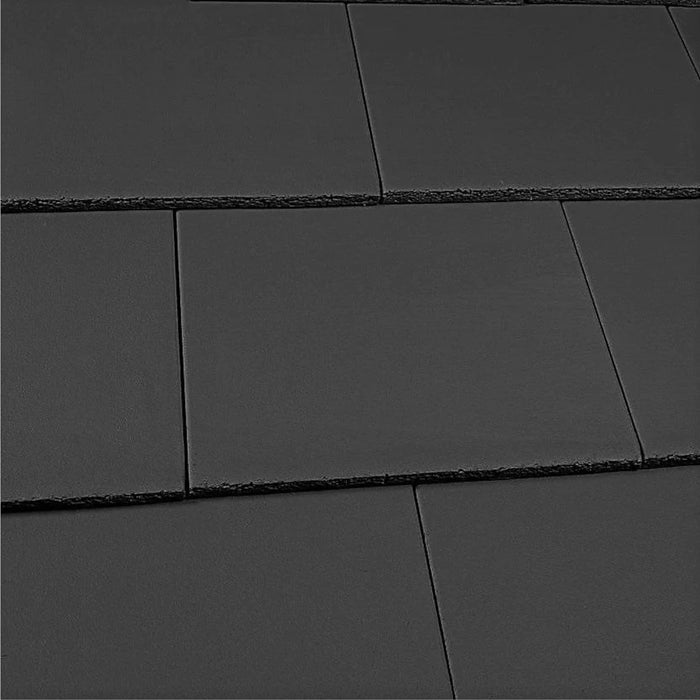 An image of Marley Edgemere Interlocking Slates in Anthracite.