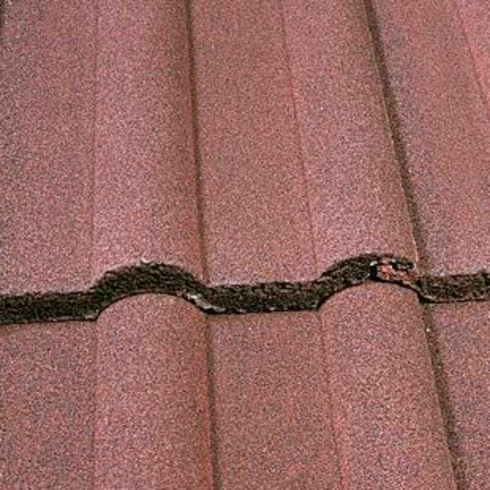 An image of Marley Double Roman Interlocking Tiles in Dark Red.