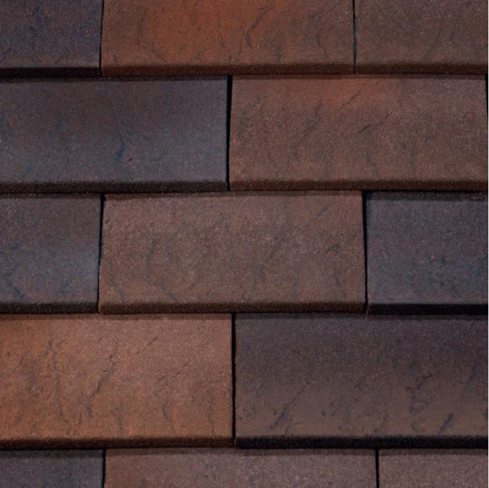 An image of Marley Hawkins Plain Clay Tiles In Fired Sienna.