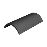 An image showing a Marley Modern Segmental Ridge Tile in Anthracite