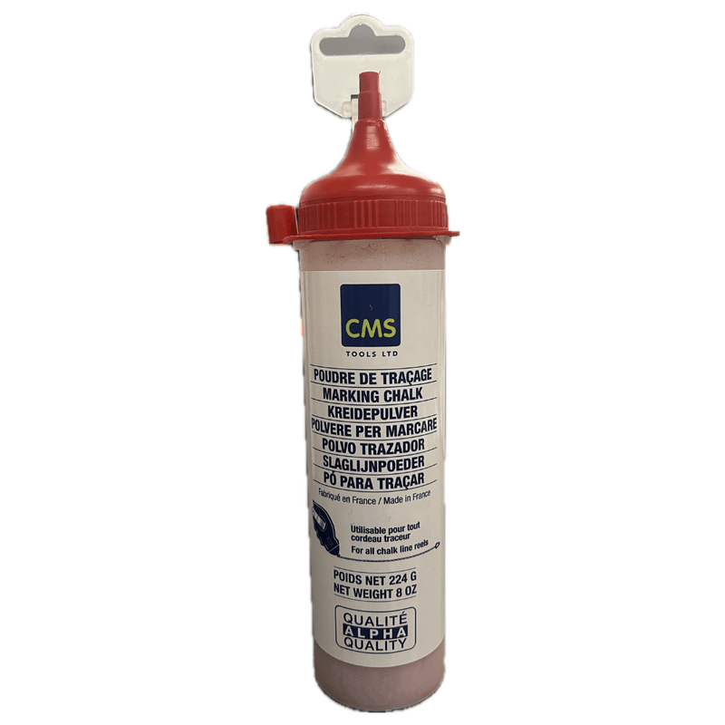 An image of the Maxi line Chalk refill in red against a white background.