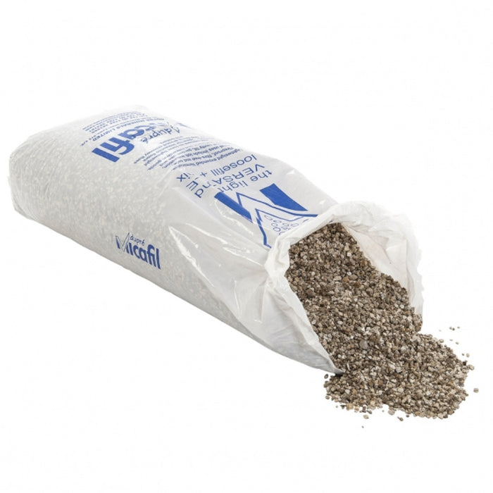 Image shows a bag of Micafil Vermiculite Loose Fill Insulation 100L Void fill.