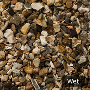 An image of Moonstone aggregates by Long Rake Spar, the image shows what the stone looks like when wet.