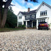 An image showing Moonstone Stone Aggregate Gravel. They are laid as drive.