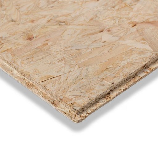 An image of a 18mm OSB3 Board Tongue and Grove 4 Edges 590mm x 2400mm (OSB3) by NBP