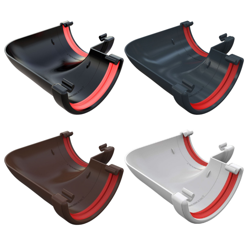 Freeflow Half Round 90 Degree Gutter Angle
