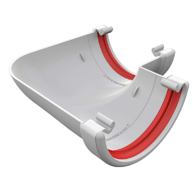 Freeflow Half Round 90 Degree Gutter Angle