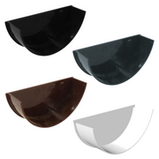 An image of the colours for Freefoam Freeflow 112mm Half Round Gutter Internal Stop End by NBP 
