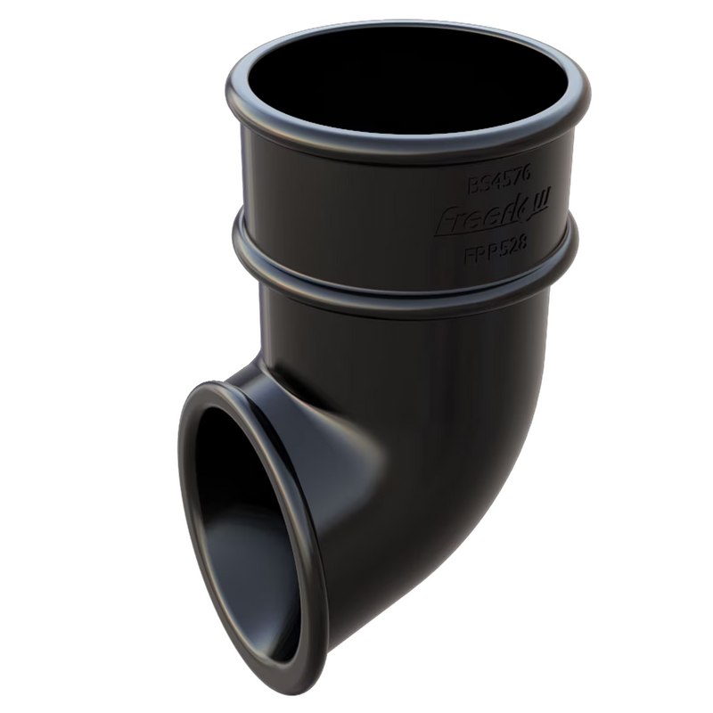 Freeflow Round Style 68mm Plastic Downpipe Shoe
