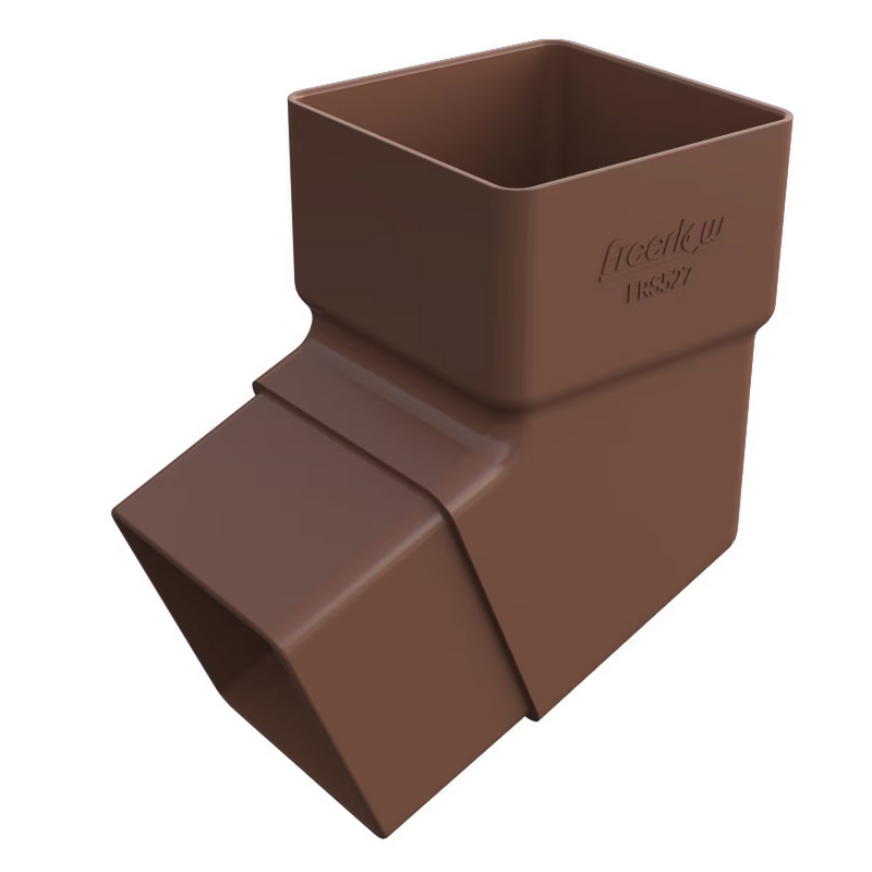 Freeflow Square Style 65mm Plastic 112 Degree Offset Bend