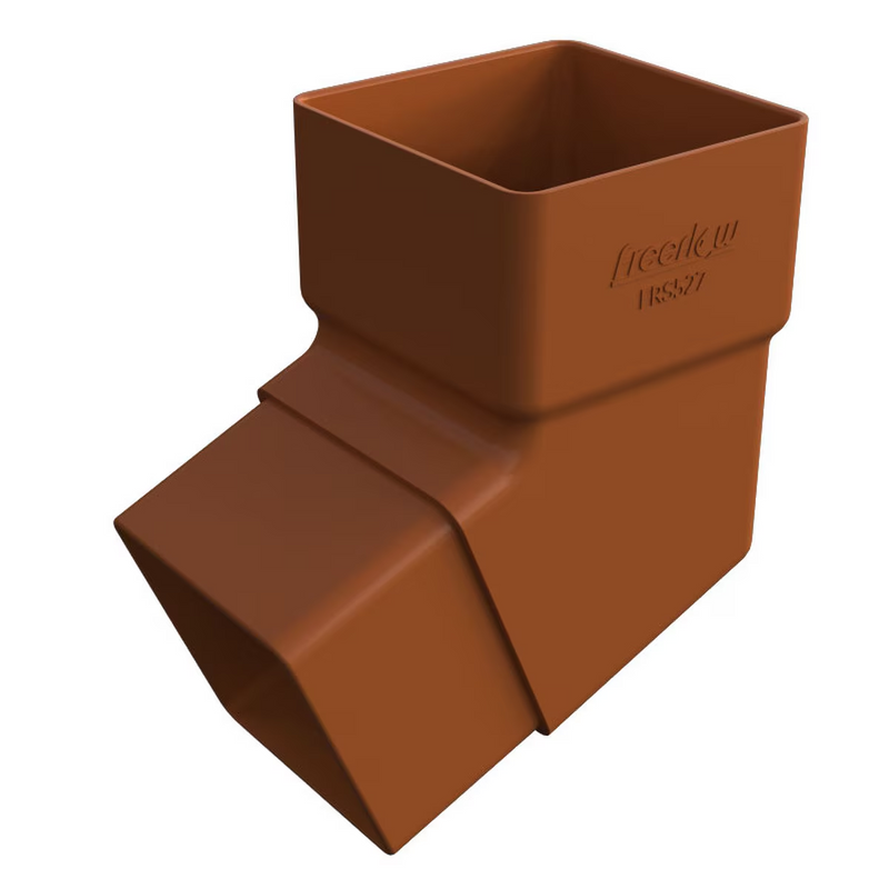 Freeflow Square Style 65mm Plastic 112 Degree Offset Bend