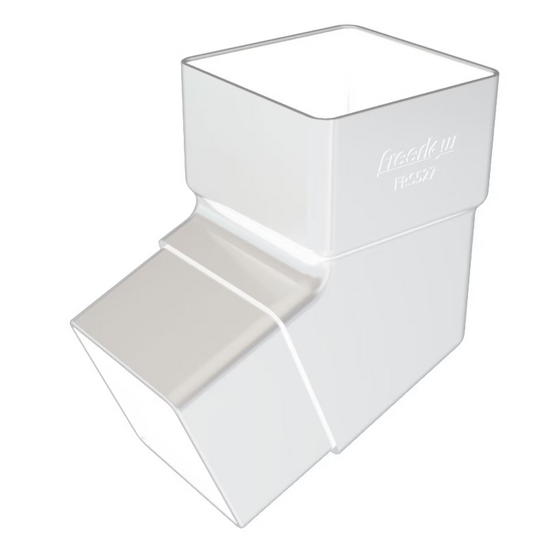 Freeflow Square Style 65mm Plastic 112 Degree Offset Bend