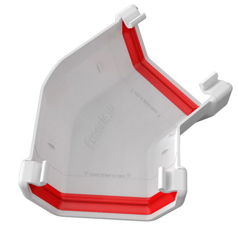 Freeflow Square Style 135 Degree Gutter Angle