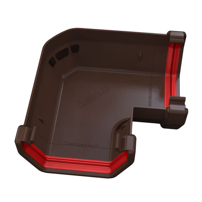 Freeflow Square Style 90 Degree Gutter Angle