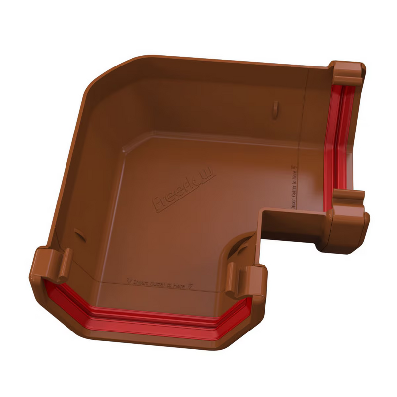 Freeflow Square Style 90 Degree Gutter Angle