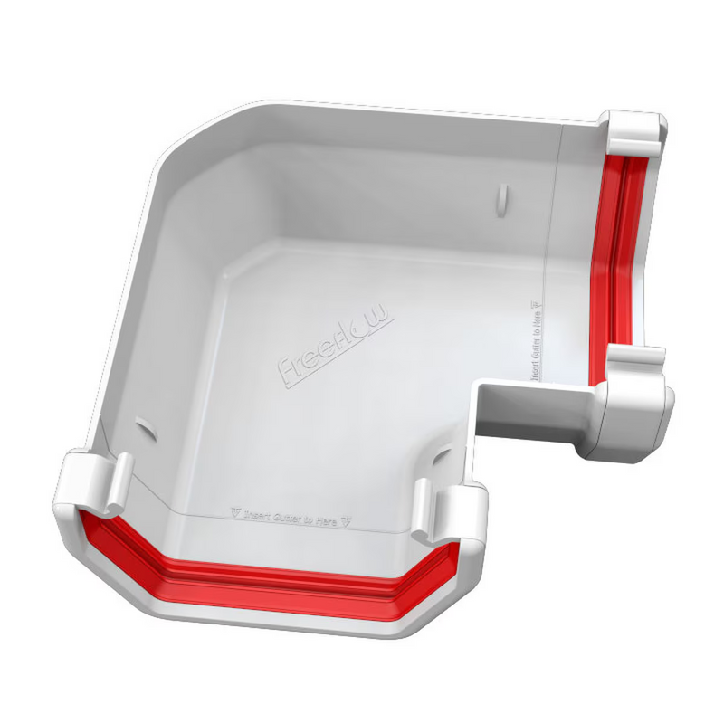 Freeflow Square Style 90 Degree Gutter Angle
