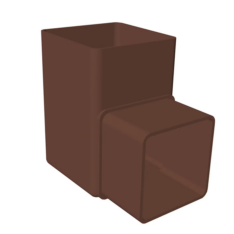 Freeflow Square Style 65mm Plastic 90 Degree Offset Bend