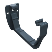 An image showing a Anthracite Grey Freefoam Freeflow 114mm Square Gutter Bracket.