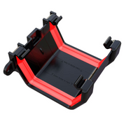 An image showing a Black Freefoam Freeflow 114mm Square Gutter Union by NBP.