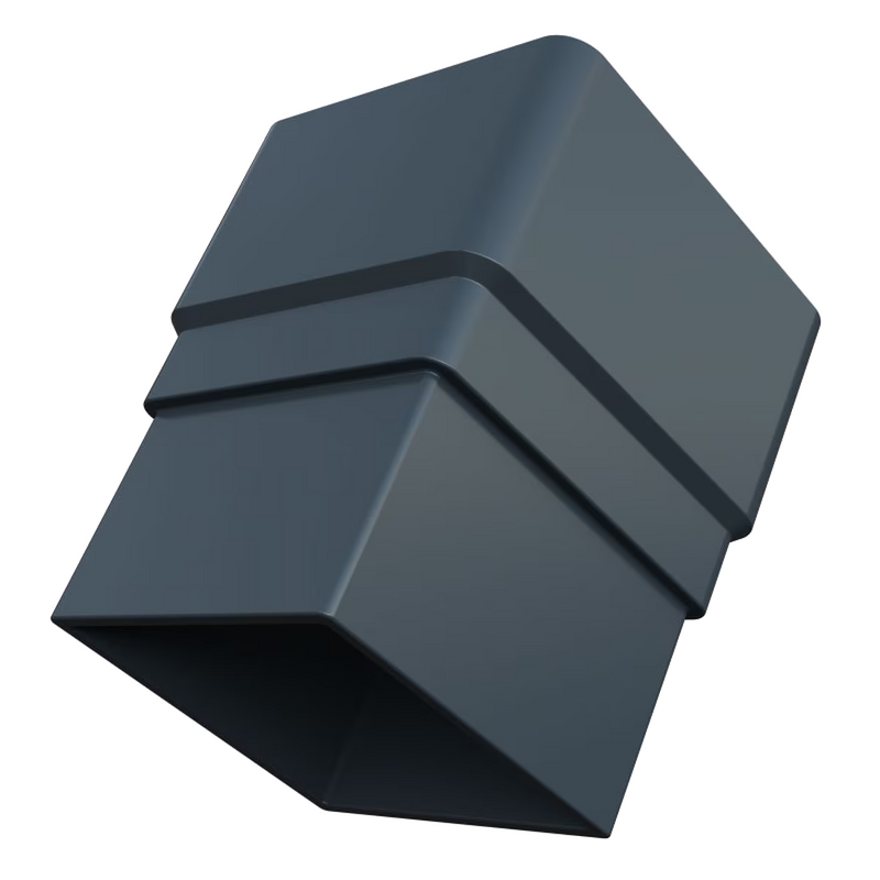 Freeflow Square Style 65mm Plastic Pipe Socket